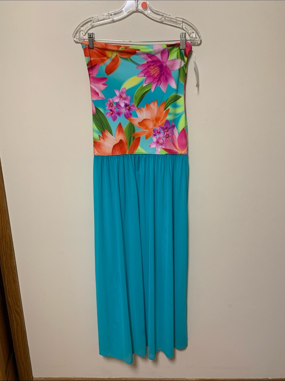 La Blanca swim coverup - sunset botanica convertible skirt / maxi dress